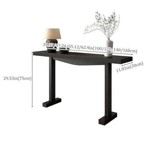 Mesa de pasillo minimalista que transforma el vestíbulo en un espacio de paz zen 3