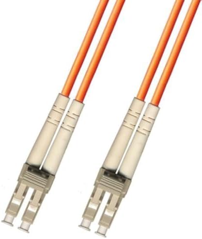Ultra Spec Cables 1 Meter Multimode Duplex Fiber Optic Cable (62.5/125) - LC to LC - Orange