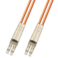 Cavo in fibra ottica duplex multimodale OM3 da 10 metri (50/125) da LC a LC - Aqua