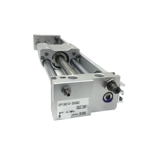 Cylindre pneumatique CY1S20-200 pour le transfert de pièces sur convoyeur industriel