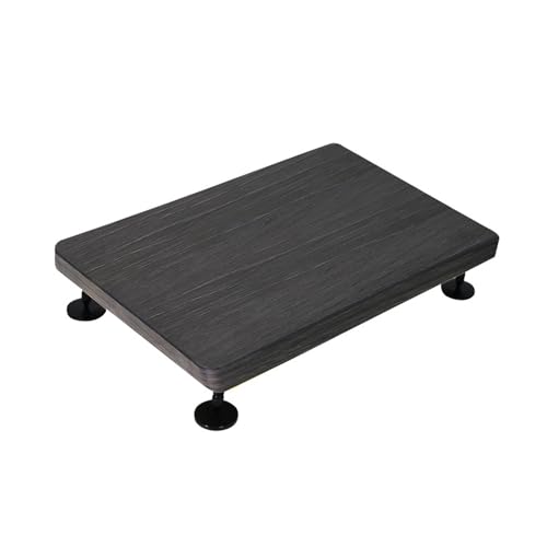 Soporte de altavoz antideslizante con base rectangular de madera aislante 7