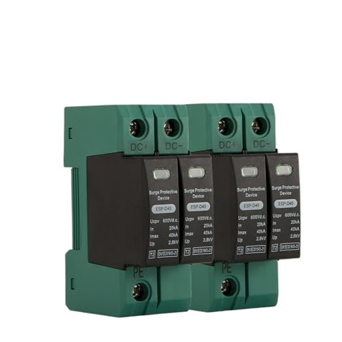 DC SPD 600V parafoudre basse tension 2P-Din 20KA 40KA - 2