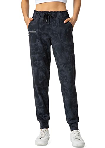 Image of Haowind Joggers for Women with Pockets Elastic Waist Workout Sport Gym Pants Comfy Lounge Yoga Running Pants