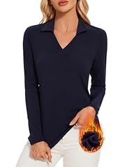 V Neck-navy Blue