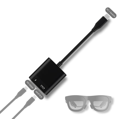 Altful ARグラス用 USB-Cハブ｜XREAL・スマホ・Steam Deck・Switch対応｜4K60Hz映像出力＋PD100W高速充電対応 軽量アルミボディ 日本語説明書付き