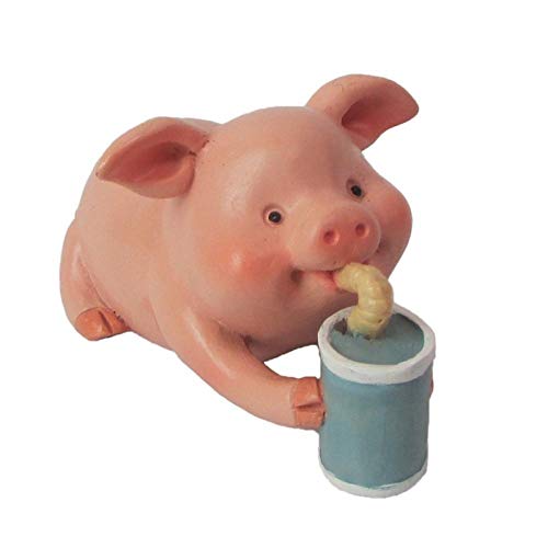 Statues hgnmk Mignon Piggy Rose : idée cadeau ornement maison