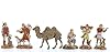 Moranduzzo Set 21 Pastori e 1 Cammello Adatto a Presepe da 3,5 cm Scala 1:50 – MICRO 3,5 – Statuina Indistruttibile, Stile '700, Rifinita a Mano, Scultore M. Landi, Made in Italy #4