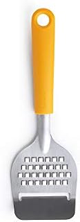 Brabantia Tasty+ Cook & Serve - Cheese Grater plus Cover (Dark Grey) Large Grip, Non-Slip Base, Plastic Safety Cover, Dishwasher Safe