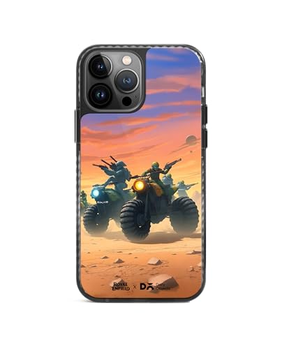 Image of DailyObjects Nexus Combat Stride 2.0 Magnetic Case Cover Compatible with iPhone 14 Pro Max | Wireless Charging Slim Back Cover | 2 Layer Edge Protection & Shockproof
