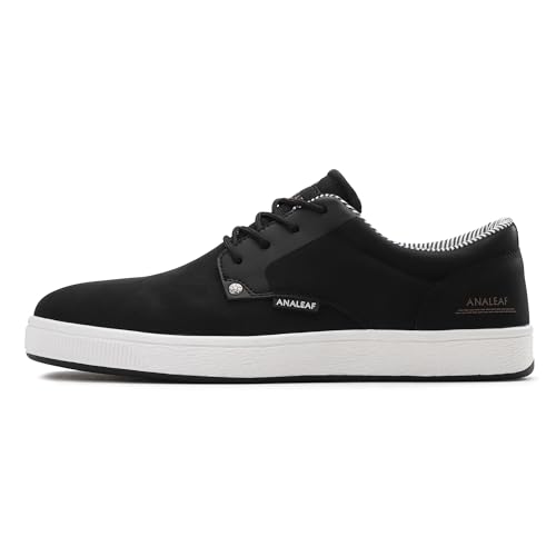 Image of ANALEAF Mens Casual Shoes Oxford Fashion Dress Sneakers Business Lace-Up Shoes