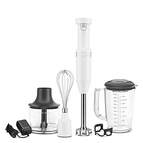 KitchenAid Cordless Variable Speed Hand Blender KHBBV53, Matte Black