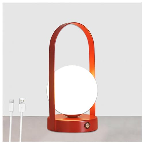 ARTSIM Dimmerabile Luce per Lettura Libri a Letto, Luce Notturna 2000mah Con Type-C E Dimmerazione a Sfioramento, Luna Lampada Per Camere Da Letto E Camerette,C