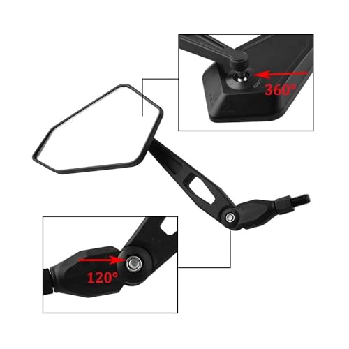 Espejos retrovisores de 10 mm para motos Bandit y DL1000 2