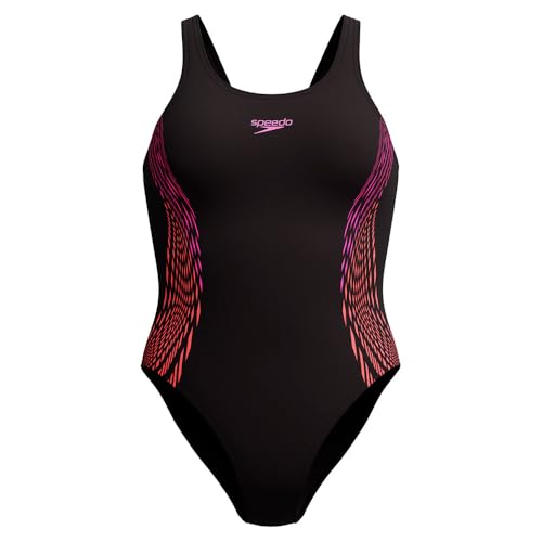 Speedo Damen Badeanzug Plmt Msbk Af Purple 8-00305815357 Purple Purple Purple, Colourful, 32