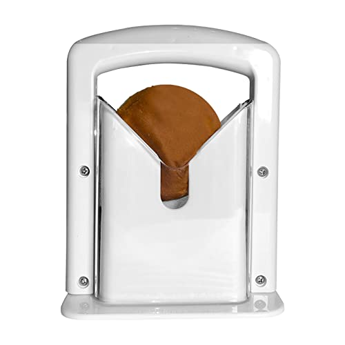 Bagel Slicer Bagel Cutter Stainless Steel White Perfect Bagel Slicer #TOP4