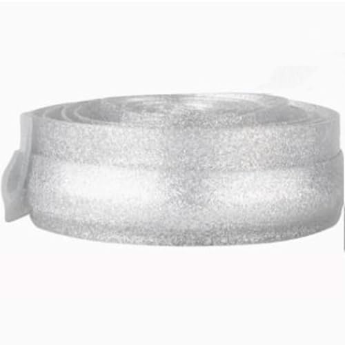Floor Transition Strip, Flexible Carpet Joining Strip Self Adhesive，Carpet Edge Trim for Threshold Height Less Than 6mm Golden(Silver,5m)