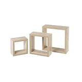 Set mit 3 MDF-Einlegeböden in Heller Eiche