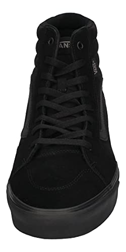 Vans Vans Men's Sneaker, Suede Canvas Black Black, 16