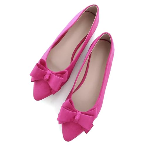Image of SAILING LU Women's Bow-Knot Pointed Toe Ballet Flats