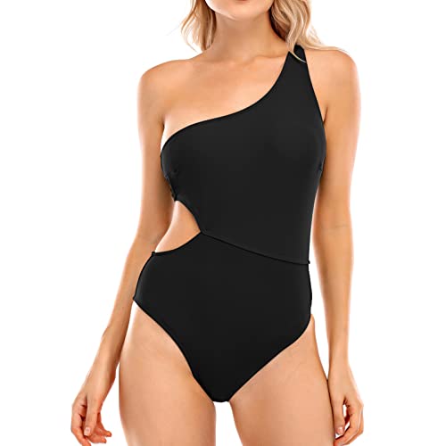L'esclusivo scollo a una spalla e il taglio del busto creano una vestibilità femminile e sexy che esalta la tua forma a clessidra.
