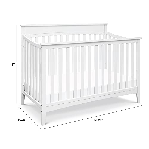 Davinci Grove 4-In-1 Convertible Crib In White, Greenguard Gold Certified #TOP5