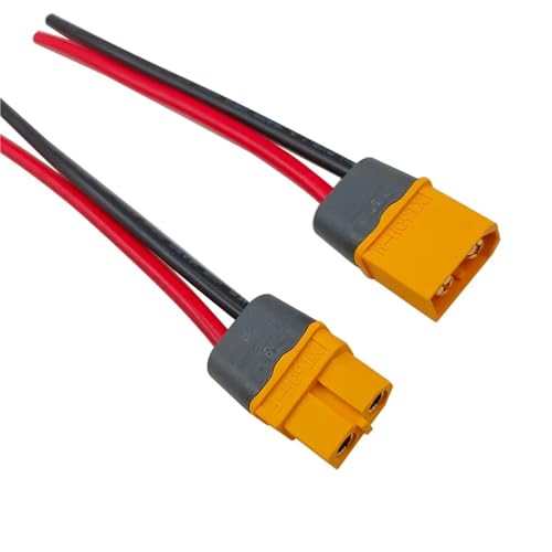 Conectores XT60H de alta corriente hembra con cable de 15cm para proyectos RC, 10 piezas 7