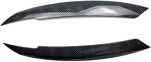Paupières de phares pour VW Jetta MK6 2010-2018 look carbone noir