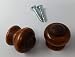 Wood Piano Desk Knobs Walnut 3/4