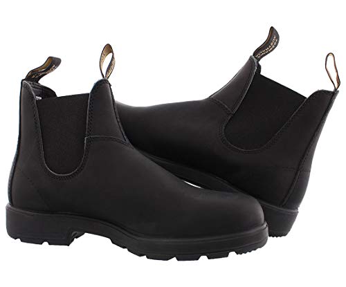 Blundstone PU/TPU Elastic Sided Unisex Shoes Size 4, Color: Voltan Black4