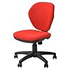 Officecom WORKS-CHAIR-RD Office Chair Desk Chair Compact Elbow Free Red Work Chair