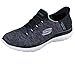 Skechers Sport Women's Women's Hands Free Slip-INS Summits-Dazzling Haze Sneaker, BKTQ=Black/Turquiose, 8.5 -  149937