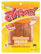 Squidy, Seasoned Roller Squid, 17 g. [Pack of 4 pieces]