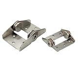 Stainless Steel Constant Torque Hinge Arbitrary Stop Industrial Positioning Stop Support Damping 1Pcs(Big 5Nm)
