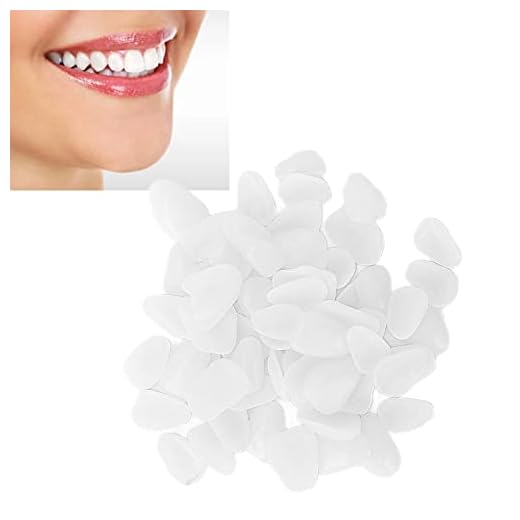 Corona de Dientes Falsos de Resina, Corona Temporal Dental, Kit de Reparación de Carillas de Dientes, Cuidado Bucal Multiuso para Hombres, Mujeres, Adolescentes, 50 Piezas