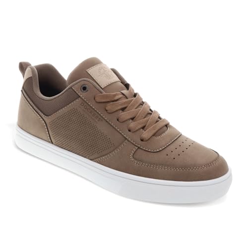 Dockers Mens Landon Casual Lace-Up Sneaker, Taupe, 8 M