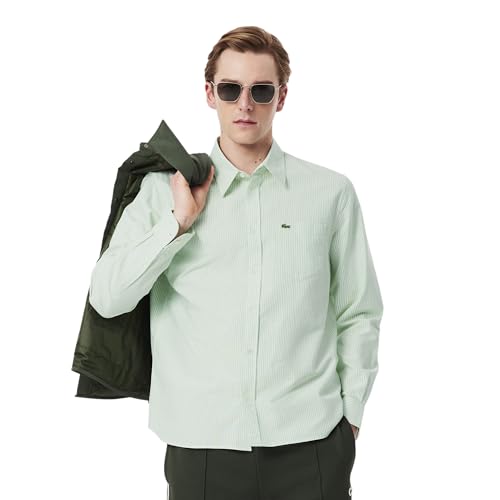 Image of Regular Fit Striped Oxford Shirt