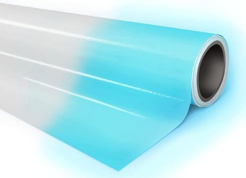 Film vinyle bleu phosphorescent VViViD lumineux dans le noir pour marquage securite