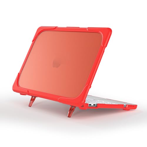 Coque MacBook Neo 13 A3404 antichoc double couche avec support TPU