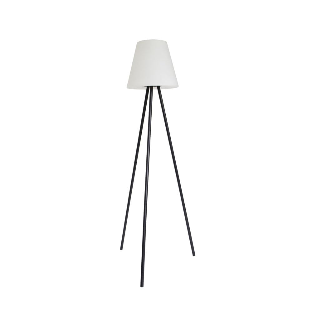 Lampadaire LED solaire rechargeable pour éclairer un jardin sans prise