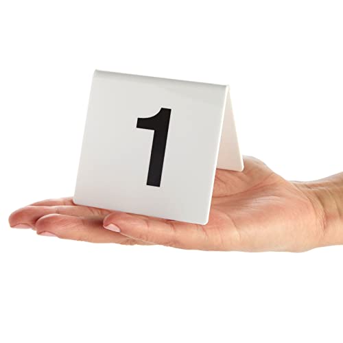 Numéros de table en acrylique rigide pour éviter les erreurs de placement des invités