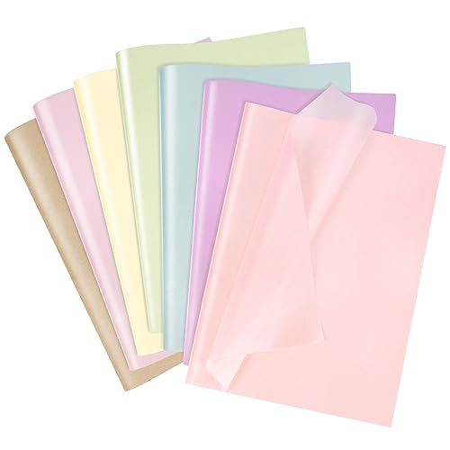 Image of Larcenciel 70 Sheets Tissue Paper, Metallic Gift Tissue Paper for Gift Bags, Gift Wrapping & Packaging, Colorful Gift Wrap Perfect for Birthdays, Holidays, Weddings, Art Crafts, Party Decor,19.7x13.8