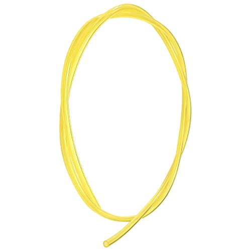 cyclingcolors durite essence 3mm x 6mm x 1m jaune transparente silicone tondeuse motoculteur tracteur débroussailleuse taille haie tronçonneuse coupe bordure