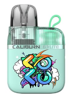 Caliburn G3 Lite KOKO POD |bhLbg 1200mAh 2.5ml Max 25W Jo[ W[X[ Cg |bh RR dq^oR Vape xCv (xCvohZbg) (Graffiti Cyan)