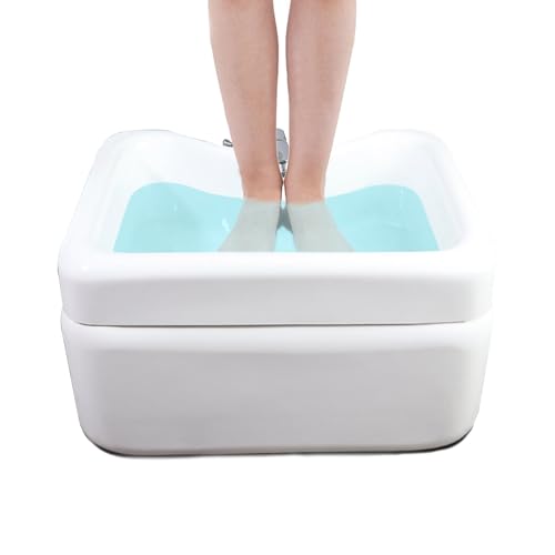 Spa de pies acrílico portátil para pedicura y masaje