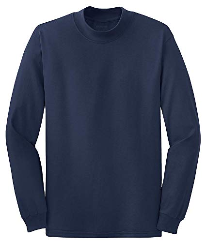 Joe's USA Men's Mock Turtleneck in Sizes S-4XL