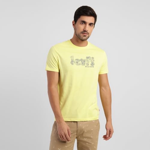 Image of Levi's Men's Cotton Regular Fit Brand Logo T-Shirt