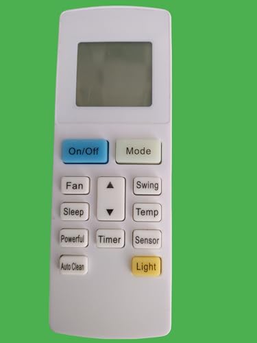 Image of Sanavya AC Remote Control - Compatible Replacement for Split & Window Air Conditioners - Replicates Genuine Remote Functions (O General Ac Remote 222)