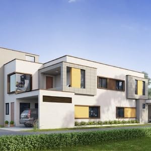 Image of Asian Paint APEX SHYNE Classic White Exterior Paint with Dust Proof & Anti-Algal Technology, Lead-Free, Low VOC, Premium Water-Based Finish (1L) White