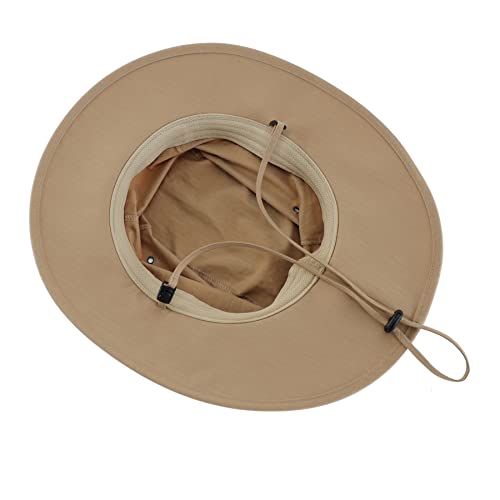 Image of Home Prefer Summer UPF 50+ Men's Bucket Sun Hat Wide Brim Fishing Hat Safari Hat