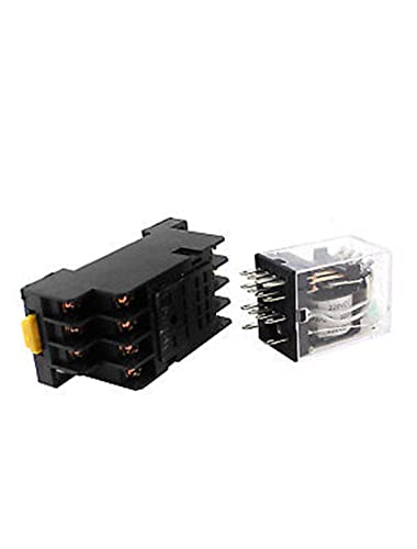 Relais inverseur 4 PDT 220 V CC bobine électromagnétique pour armoire électrique industrielle